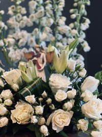 Elegant Sympathy Flower Arrangement Delivered