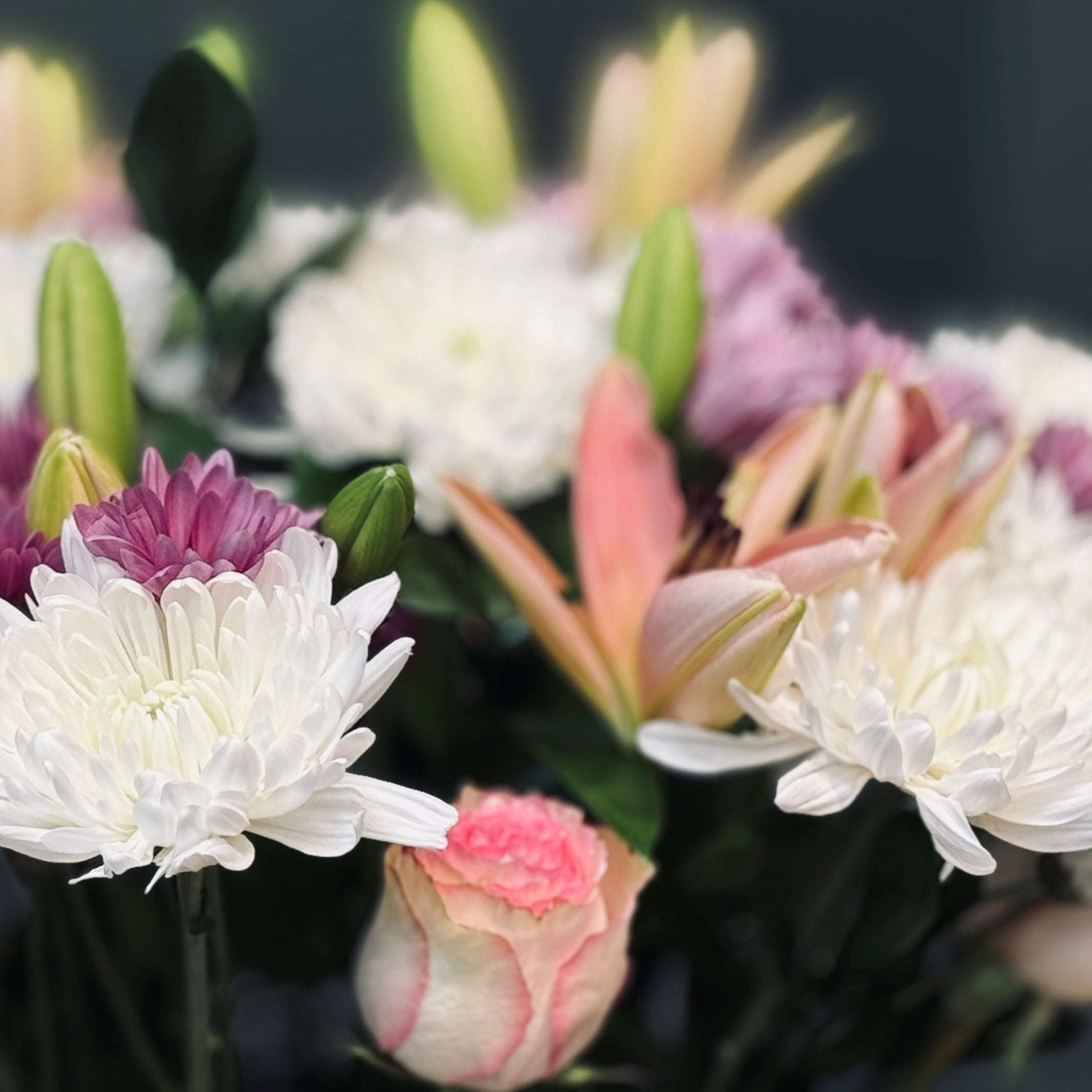 elegant pink flower arrangements