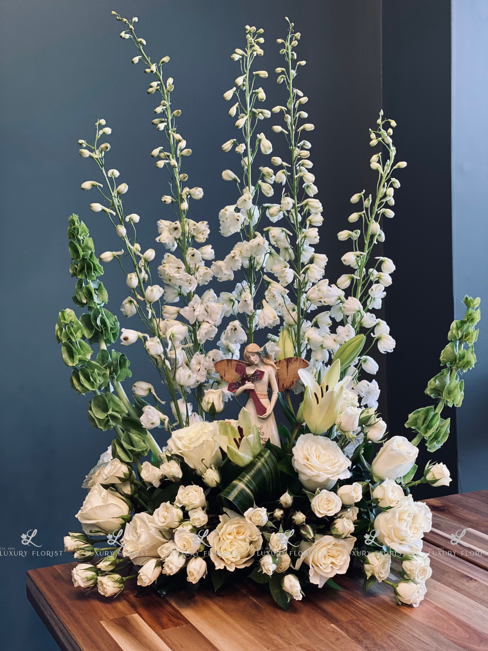 Elegant Sympathy Flower Arrangement Delivered