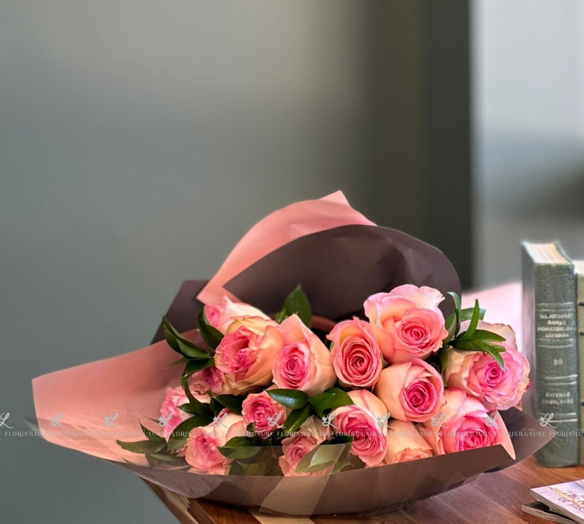 pink rose bouquet