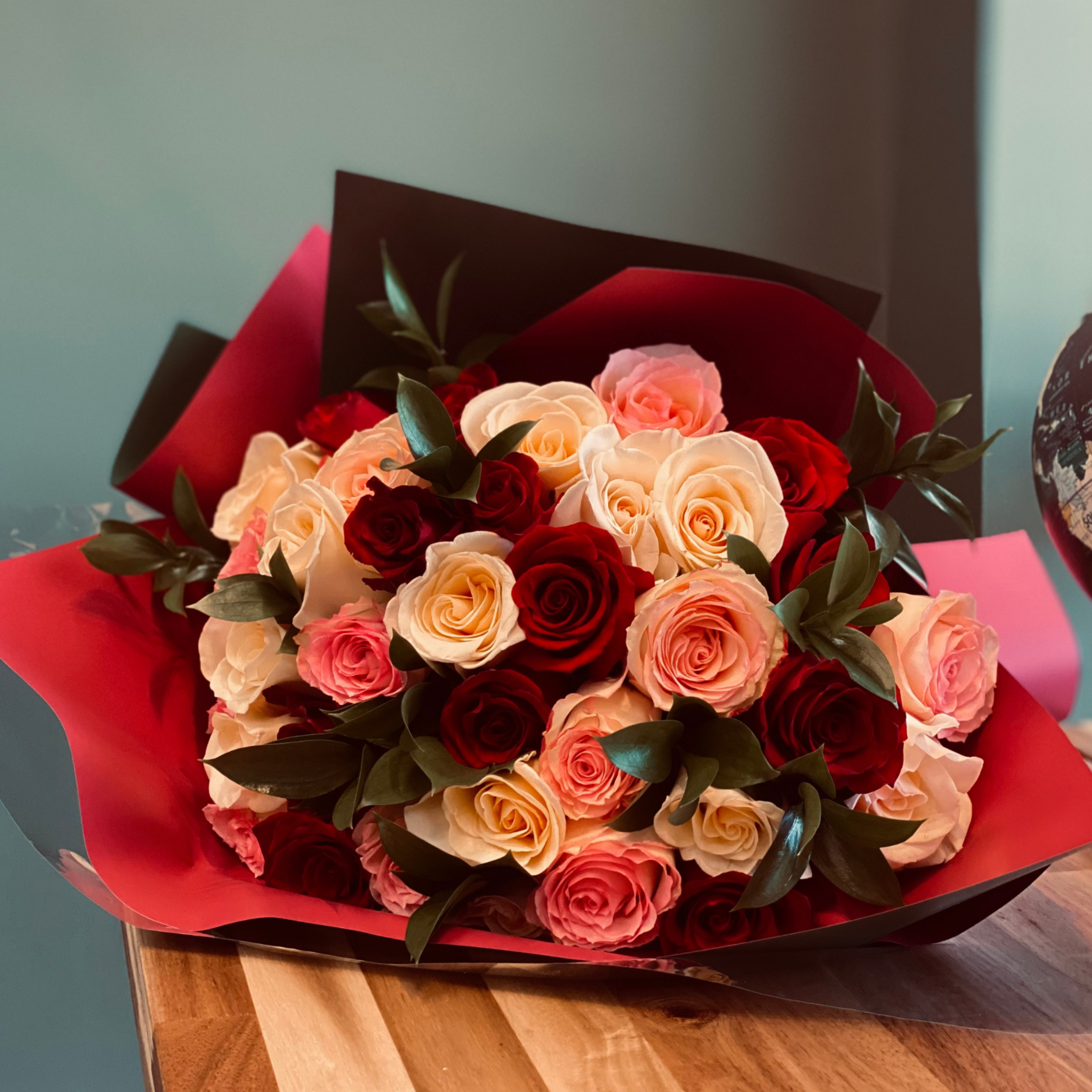 mixed Roses bouquet