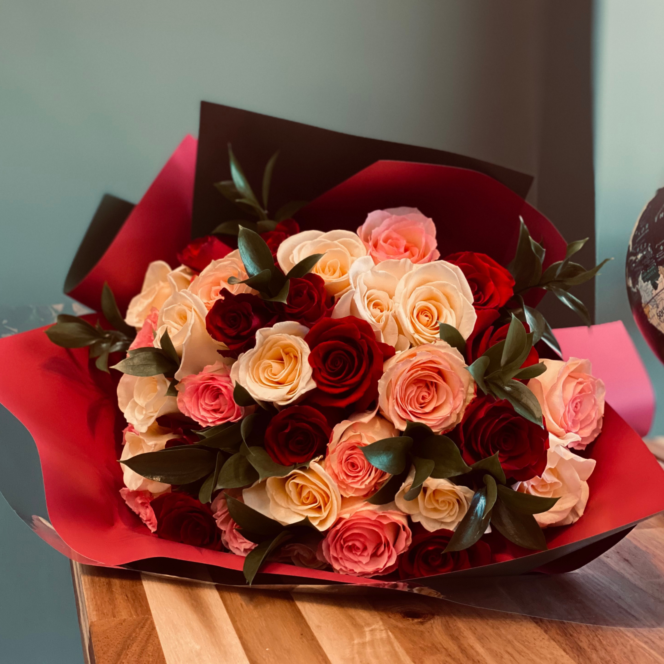 mixed Roses bouquet